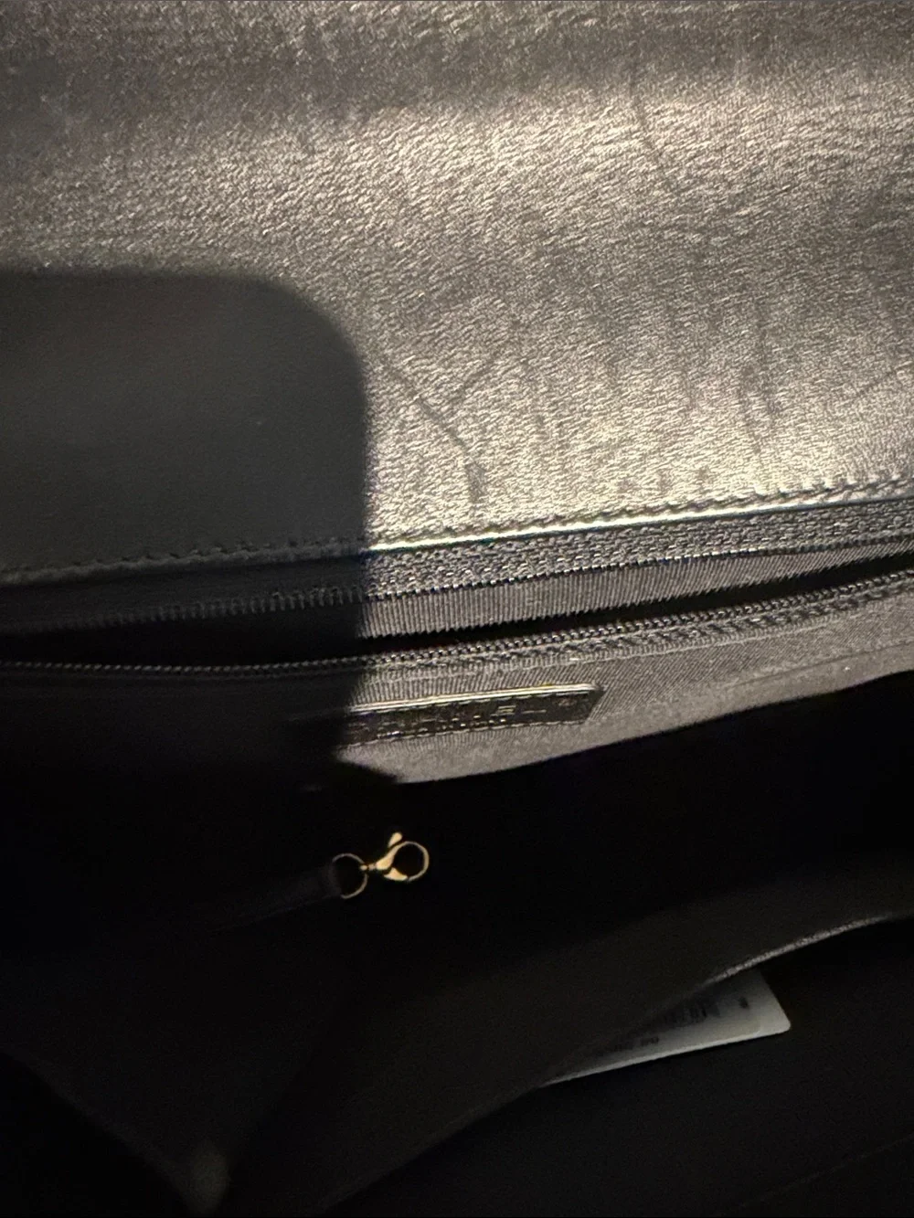 CHANEL Black Quilted Boy Flap Bag with Gold Hardware